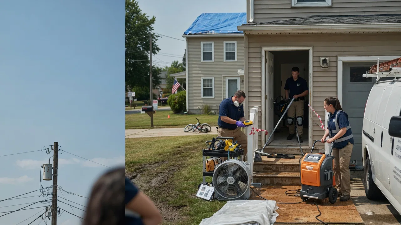 Water Damage Repair in New Bedford, PA near me